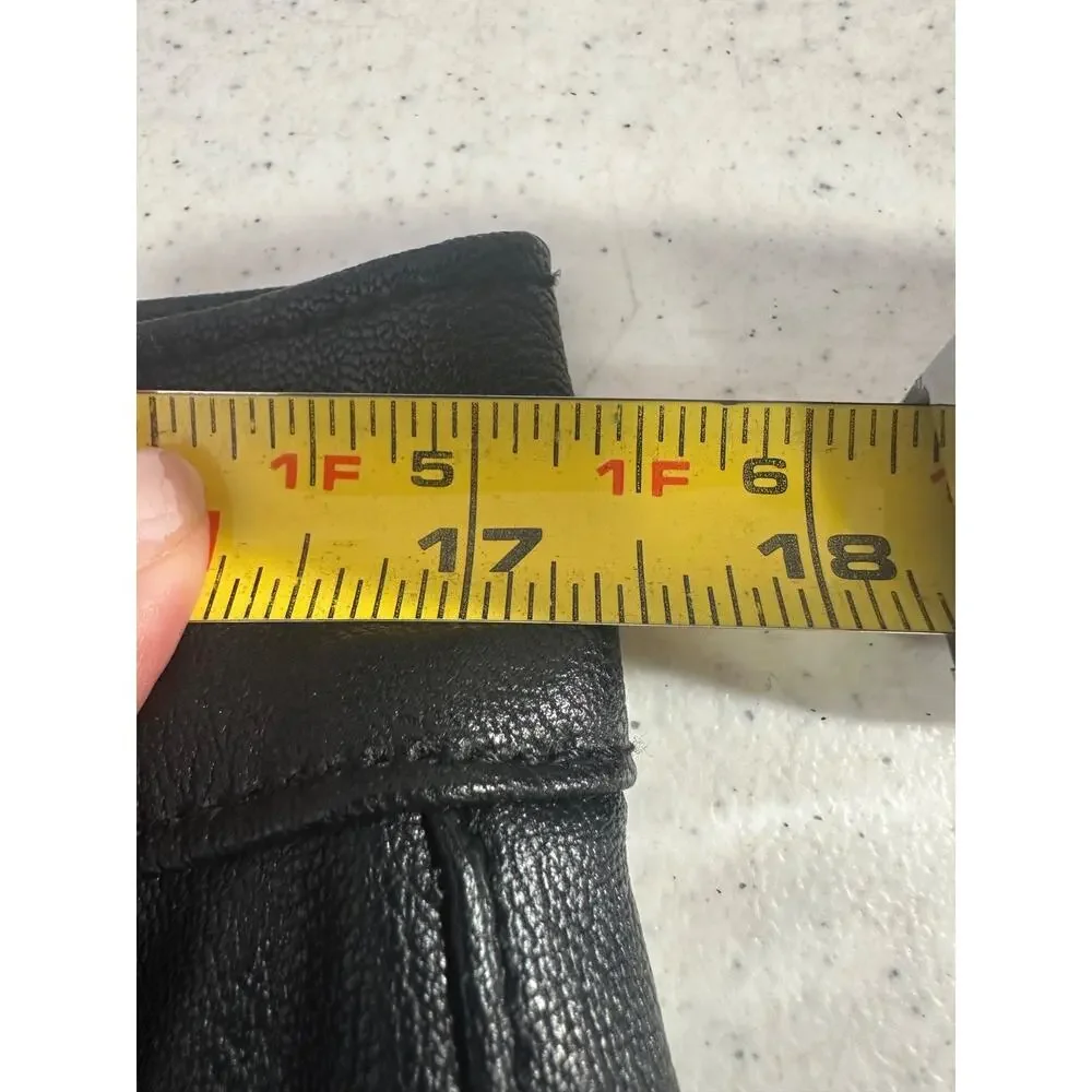 NEW ASKK NY Anthropologie Faux Leather Black Shorts 31 RARE HTF RETAIL $275 A50 - Picture 7 of 8
